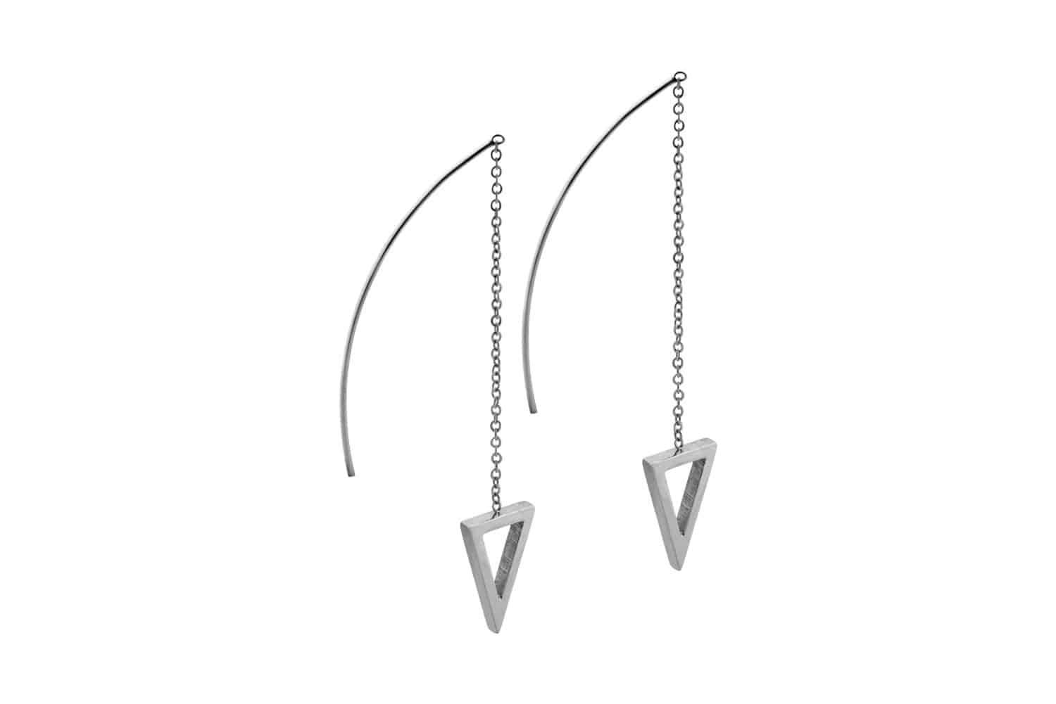 Chirurgenstahl Ohrringe Kette DREIECK ++SALE++